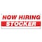 Signmission Now Hiring Stocker Banner Apply Inside Accepting Application Single Sided B-30308 - alternate 1